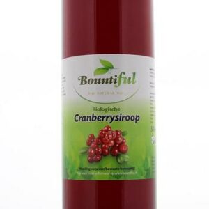 Bountiful Cranberrysiroop bio