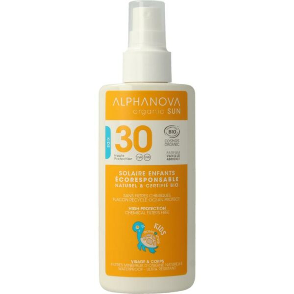 Alphanova Sun Sun spray kids vegan SPF30