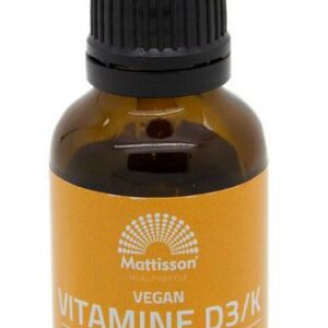 Mattisson Vitamine D3/k baby 10mcg/150mcg vegan druppels