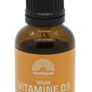 Mattisson Vitamine D3 25mcg vegan druppels