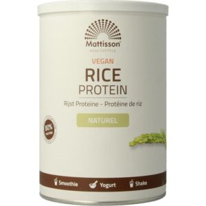 Mattisson Absolute rijst proteine poeder vegan 80%