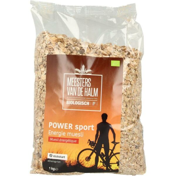 De Halm Muesli energie power sport bio