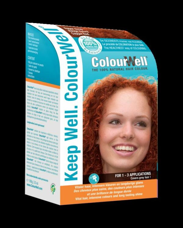 Colourwell 100% Natuurlijke haarkleur koper rood