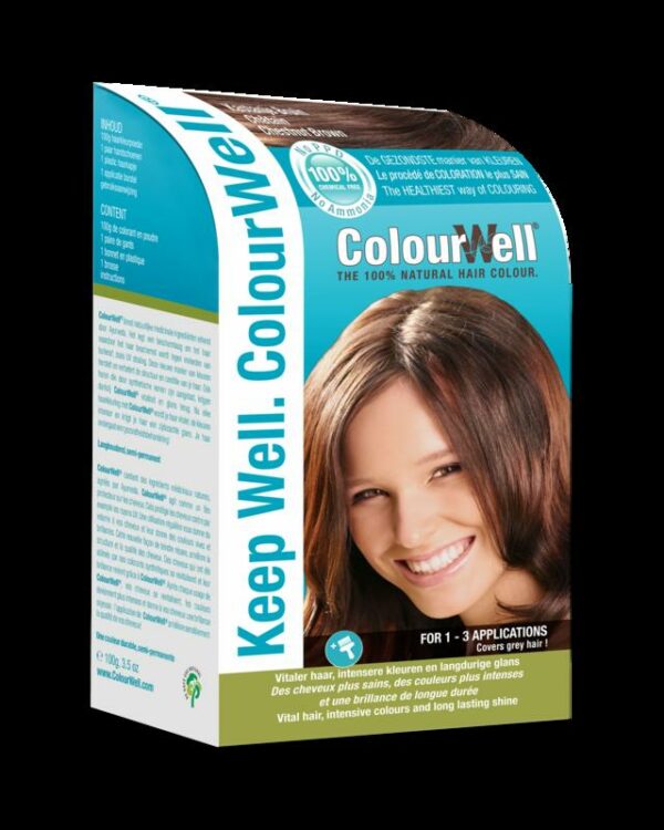 Colourwell 100% Natuurlijke haarkleuring kastanje bruin